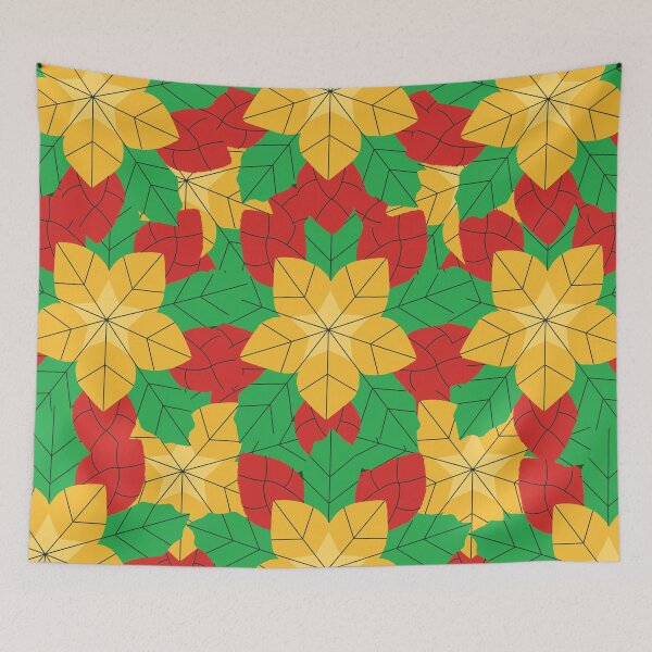 Item preview, Stylized leaves in red, yellow, and green designed and sold by southerndoll67.