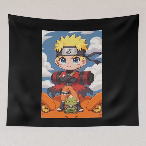 Item preview, Chibi Hero Arrival with Mystic Creatures in an Epic Fantasy Village Scene designed and sold by T-Chou.