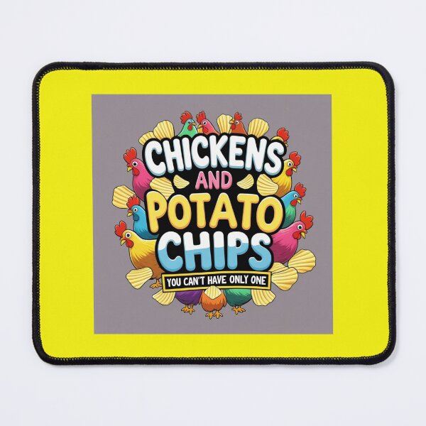 Item preview, Chickens and Potato Chips, you can't have only one. designed and sold by Heavens Light.