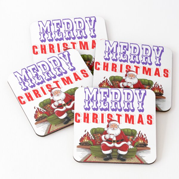 Item preview, Vintage Merry Christmas Santa Illustration | Cozy Santa on Couch Holiday T-Shirt Design designed and sold by arnabscreativeworld.