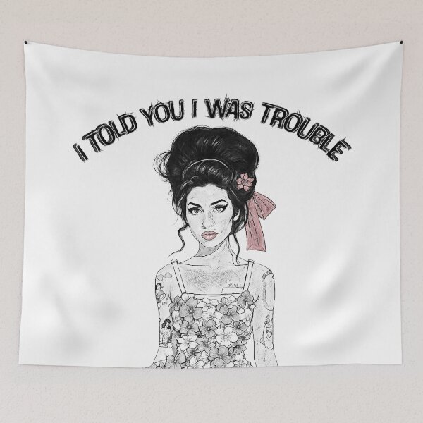 Item preview, Retro Floral Icon - I Told You I Was Trouble designed and sold by Hen-C-Art.