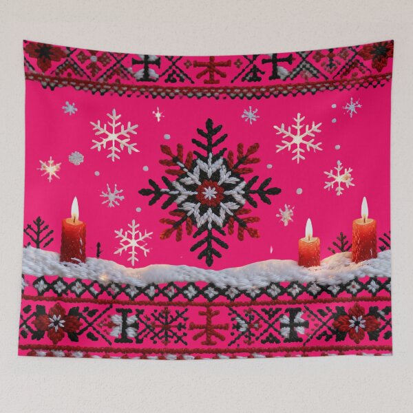 Item preview, Romanian Folk Embroidery Christmas Art designed and sold by Maximilianos.