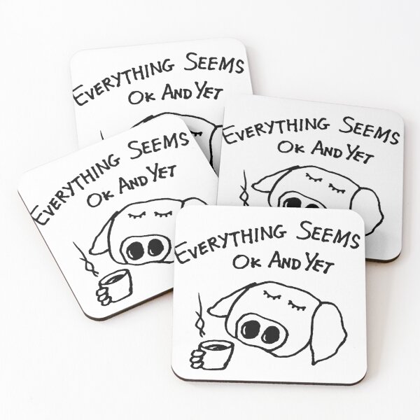 Item preview, animal pet pig cartoon art: everything seems ok and yet designed and sold by jameshowgelpen.