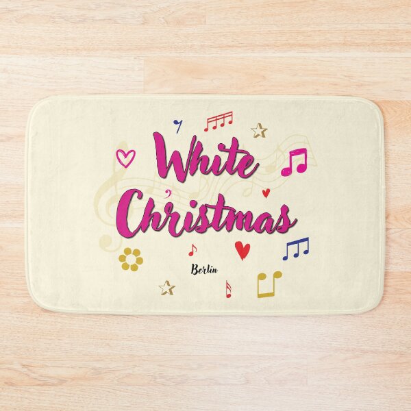 Item preview, White Christmas Popular Song Title designed and sold by CharlottePlaceArt.