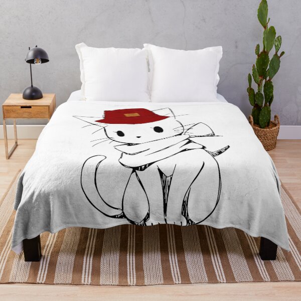 Item preview, Cute cat with hat designed and sold by CaseMastery.