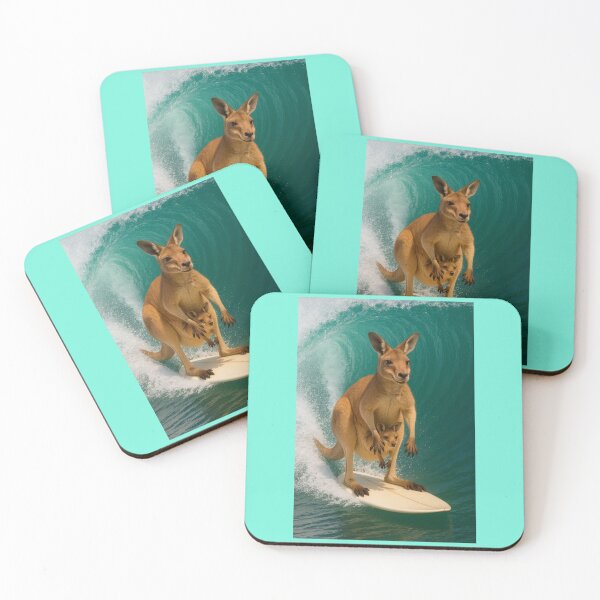 Item preview, Surfin' Kangaroo and Her Joey designed and sold by Tridentulus.
