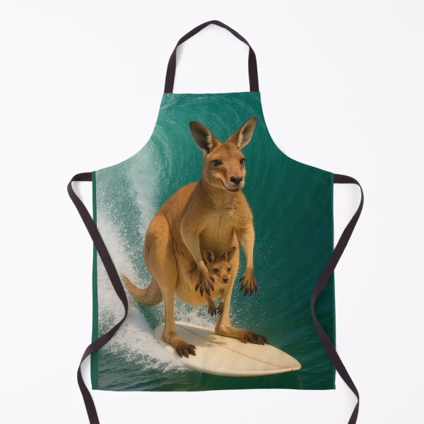 Item preview, Surfin' Kangaroo and Her Joey designed and sold by Tridentulus.