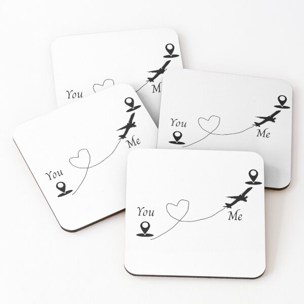 Item preview, Long Distance Love – You & Me Travel Design designed and sold by Sunthatshines.