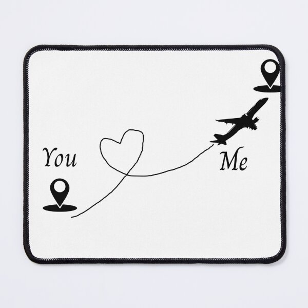Item preview, Long Distance Love – You & Me Travel Design designed and sold by Sunthatshines.