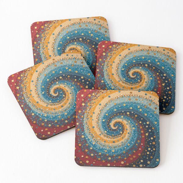 Item preview, Aboriginal Inspired Dot Art - Hot Cold Whirlpool Synergy designed and sold by GrinGalore.