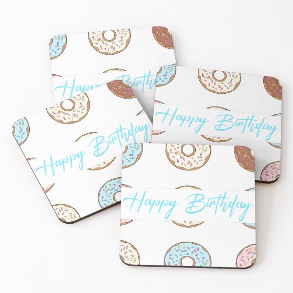 Item preview, Donut Pattern Birthday Invitation designed and sold by MeineLinienwelt.