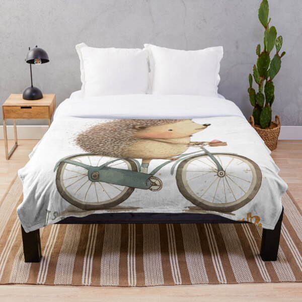 Item preview, Hedgehog riding a bike designed and sold by CaseMastery.