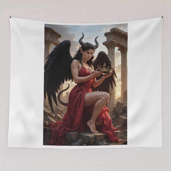 Item preview, Succubus in ruins recycled crown   designed and sold by CathryneDelamort.