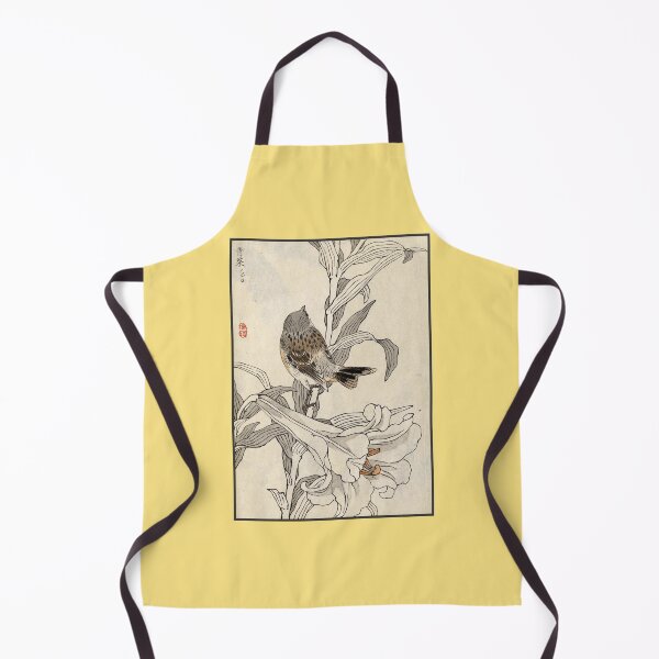 Item preview, Kōno Bairei: Bird on a Flower Stem designed and sold by Tridentulus.