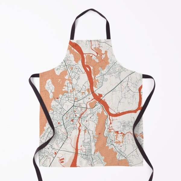 Item preview, Thane City Map of Maharashtra, India - Bohemian designed and sold by deMAP.