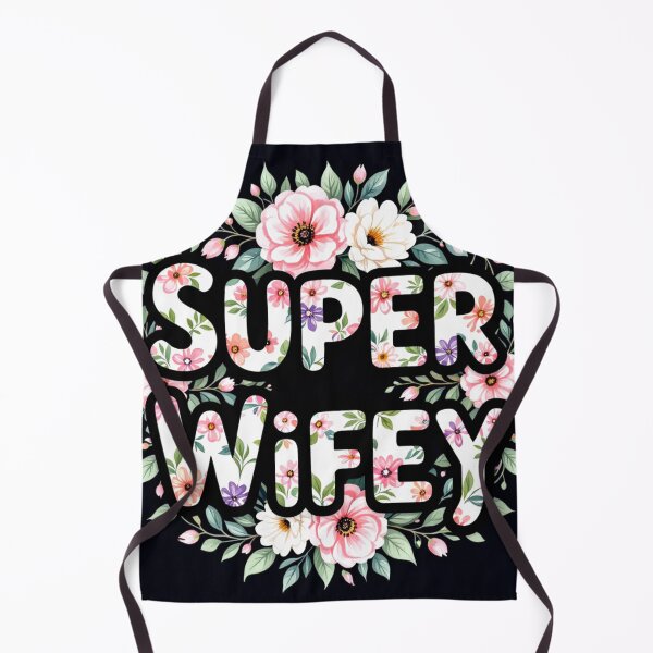 Item preview, super wifey floral typography colorful design designed and sold by SmashingDeals.