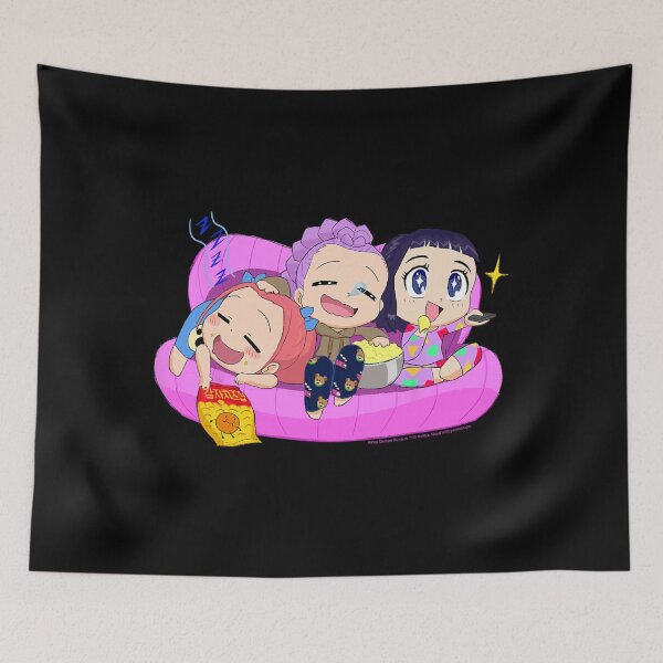Item preview, Kpop Demon Hunters Chibi Huntrix Relaxing in Couch designed and sold by SantoAtti.