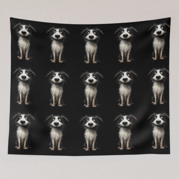 Item preview, Cute Border Collie Dog  ' Dash ' BY SHiRLeY MacARTHuR designed and sold by Shirley MacArthur Art.