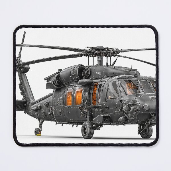 Item preview, The Black Hawk Awaiting Deployment at a Remote Landing Zone during Training designed and sold by Skyframe Aviation.