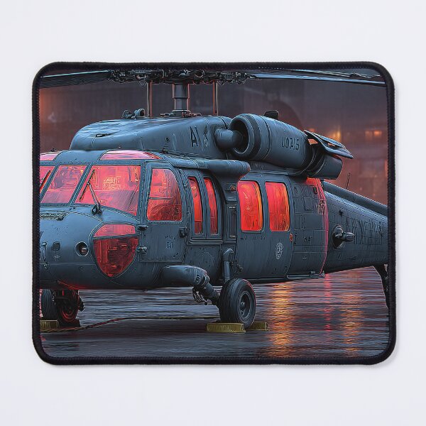 Item preview, US Army UH60 Preparing for Mission at the Desert in Cold Weather designed and sold by Skyframe Aviation.