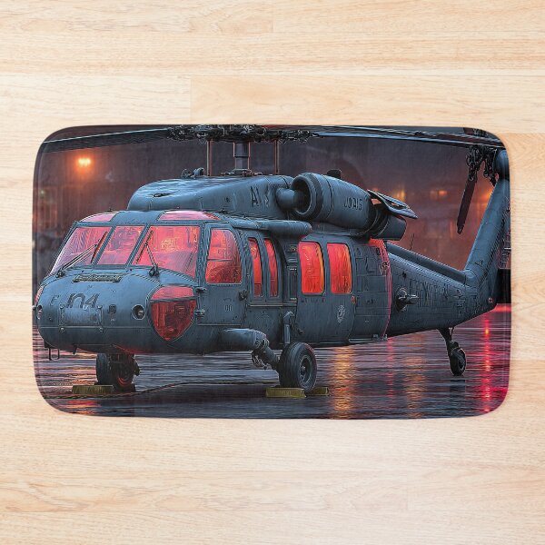 Item preview, US Army UH60 Preparing for Mission at the Desert in Cold Weather designed and sold by Skyframe Aviation.
