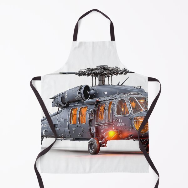 Item preview, Black Hawk Helicopter On the Ground at the Ocean Shore at Dawn designed and sold by Skyframe Aviation.
