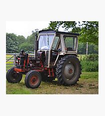 David Brown Tractor Photographic Print