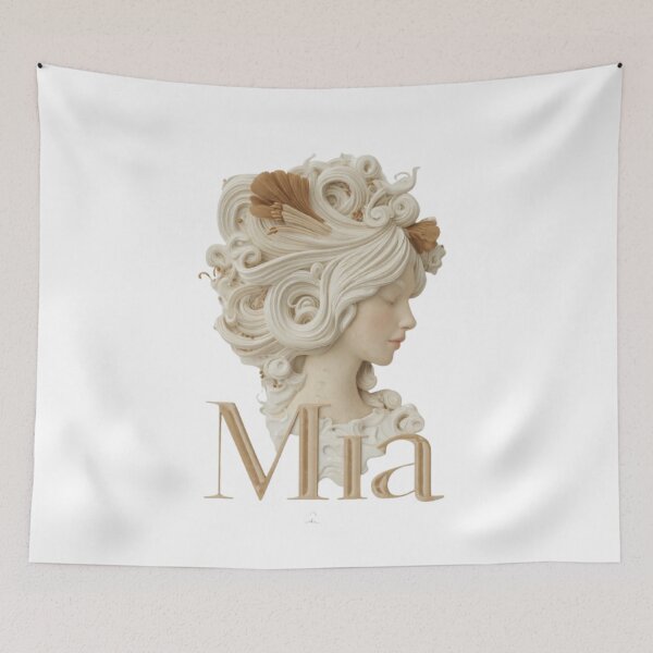 Item preview, Mia – Virgo Zodiac Sign Illustration designed and sold by AlexLineArt.