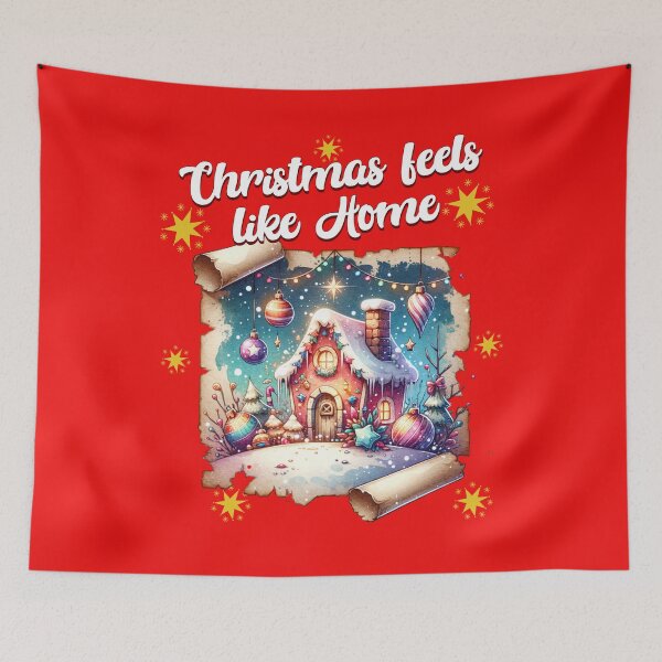 Item preview, Christmas feels like Home designed and sold by MoonsunCraft.