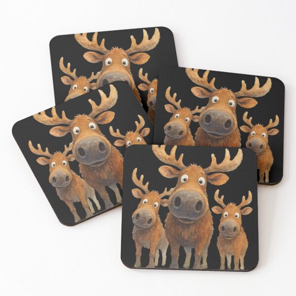 Item preview, ‘ The Moose Family ' BY SHiRLeY MacARTHuR designed and sold by Shirley MacArthur Art.