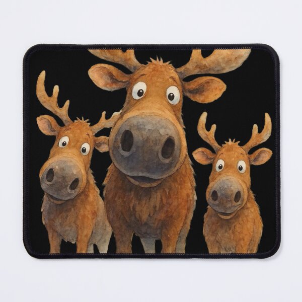 Item preview, ‘ The Moose Family ' BY SHiRLeY MacARTHuR designed and sold by Shirley MacArthur Art.