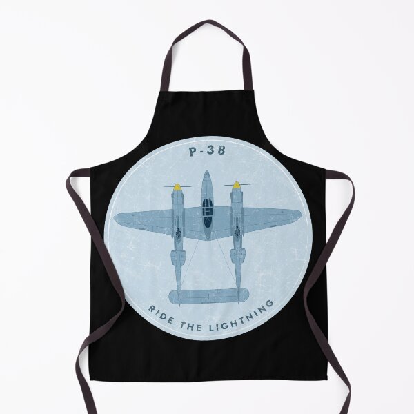 Item preview, P-38 Ride The Lightning Badge designed and sold by BGALAXY.