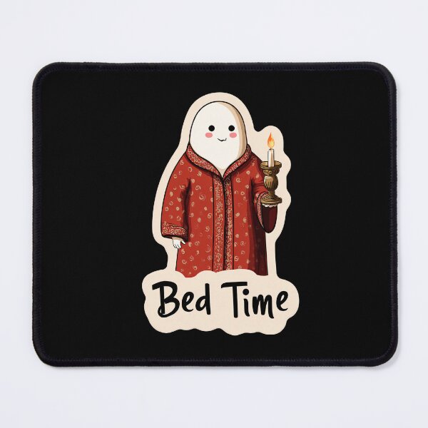 Item preview, Cute Cozy Ghost in Pajamas — “Bed Time” Design designed and sold by SleekLineSketches.