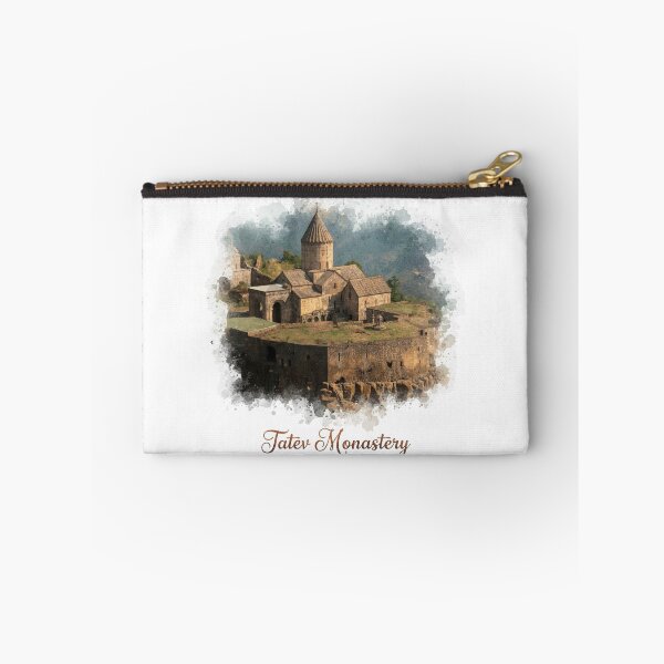 Item preview, Tatev Monastery Armenia Watercolor Art Historic Armenian Landmark  designed and sold by NareArt.