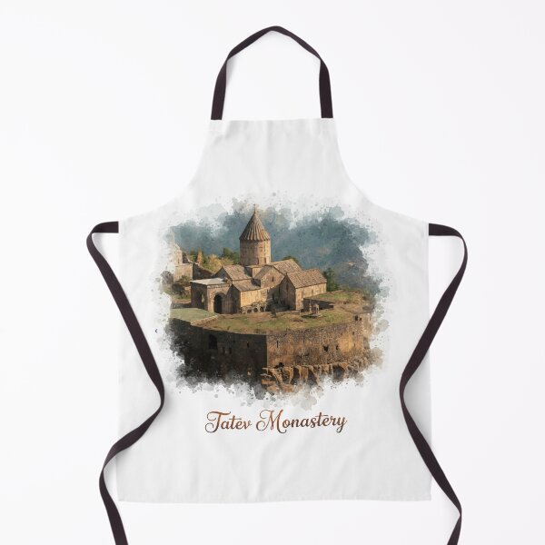 Item preview, Tatev Monastery Armenia Watercolor Art Historic Armenian Landmark  designed and sold by NareArt.