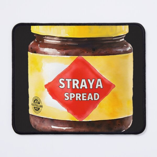 Item preview, Straya Spread Funny Australian Food Watercolour designed and sold by ArtisticDesignsbyLinda.