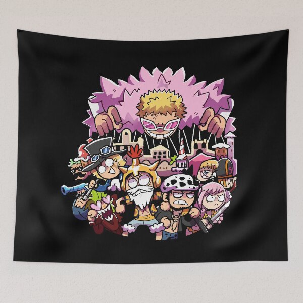 Item preview, Vibrant Chibi Fantasy Battle Arc Illustration with Colorful Characters and Dynamic Energy designed and sold by T-Chou.