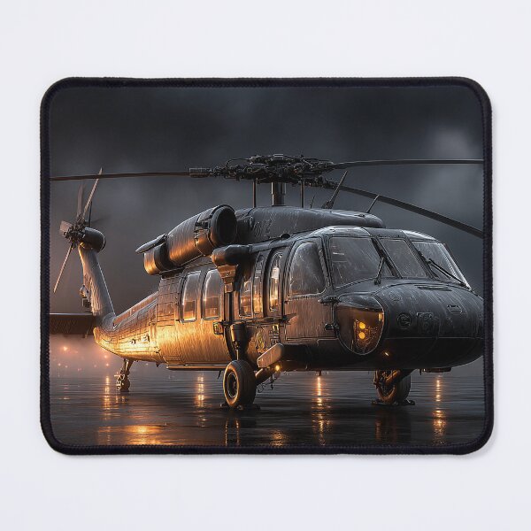 Item preview, The Black Hawk Preparing for Mission at the Ocean Shore on Patrol designed and sold by Skyframe Aviation.