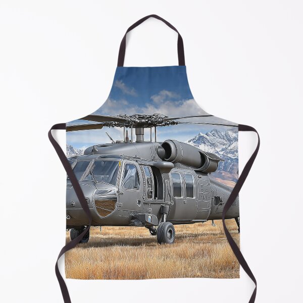 Item preview, The Black Hawk Taxiing Across Dusty Plains at Dusk designed and sold by Skyframe Aviation.