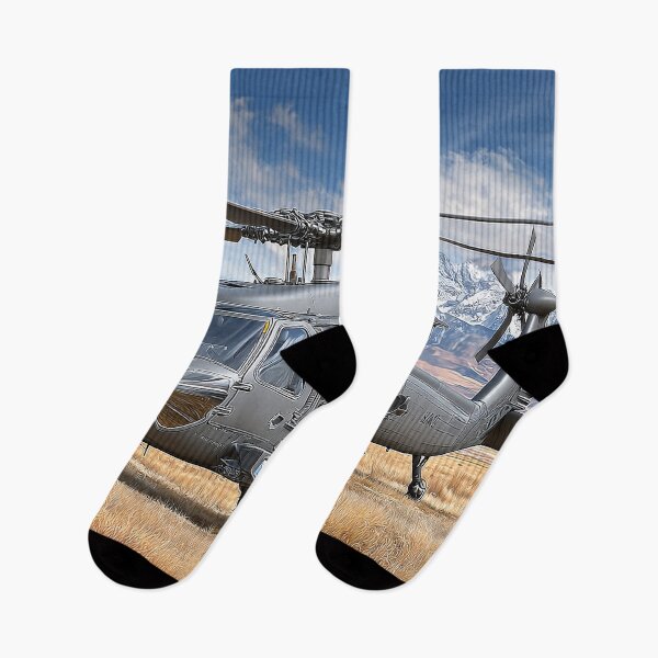Item preview, The Black Hawk Taxiing Across Dusty Plains at Dusk designed and sold by Skyframe Aviation.