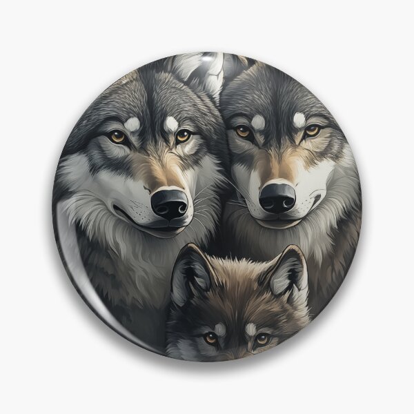 Item preview, Wolf Family in Forest designed and sold by PetsArt.