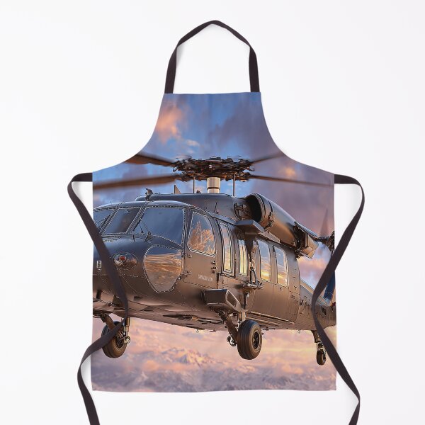 Item preview, Tactical Helicopter Flying Low Across the Base in Calm Air designed and sold by Skyframe Aviation.