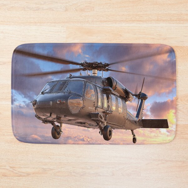 Item preview, Tactical Helicopter Flying Low Across the Base in Calm Air designed and sold by Skyframe Aviation.
