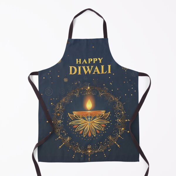 Item preview, Happy Diwali text with floral mandala art and decorative elements, background, AI Generated designed and sold by dvoevnore.