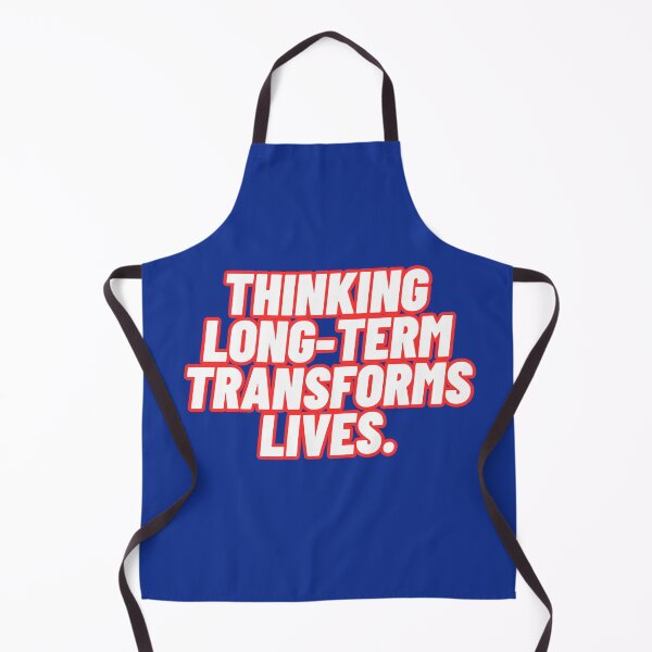 Item preview, Thinking Long-Term Transforms Lives – Motivational Artwork designed and sold by AmberHorizon7.