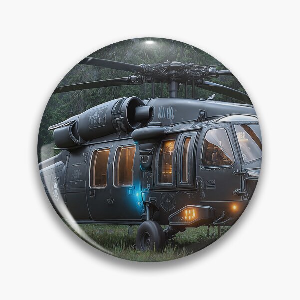 Item preview, The Black Hawk Preparing for Mission at Mountain Terrain in Foggy Conditions designed and sold by Skyframe Aviation.