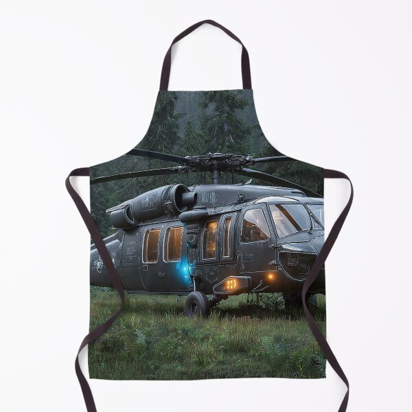 Item preview, The Black Hawk Preparing for Mission at Mountain Terrain in Foggy Conditions designed and sold by Skyframe Aviation.