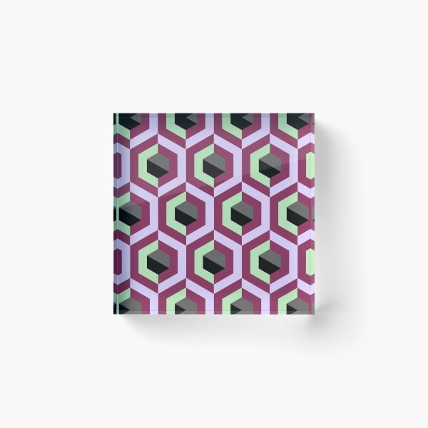 Item preview, Hexagon Polygon Flirt Color Pattern designed and sold by BeebooDesign.