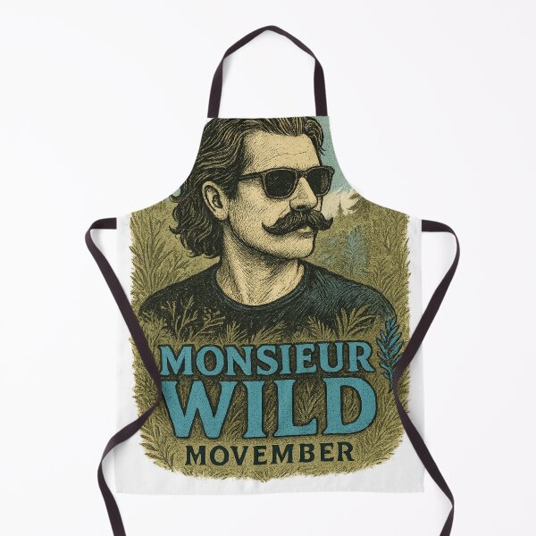 Item preview, Monsieur Wild – Special Movember Edition | Vintage Mustache & Wild Style designed and sold by MonsieurWild.
