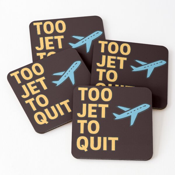 Item preview, Too Jet To Quit T-Shirt | Funny Travel Quote Shirt | Jetsetter Wanderlust Tee | Aviation Lover Gift designed and sold by ThePunnyTraveler.